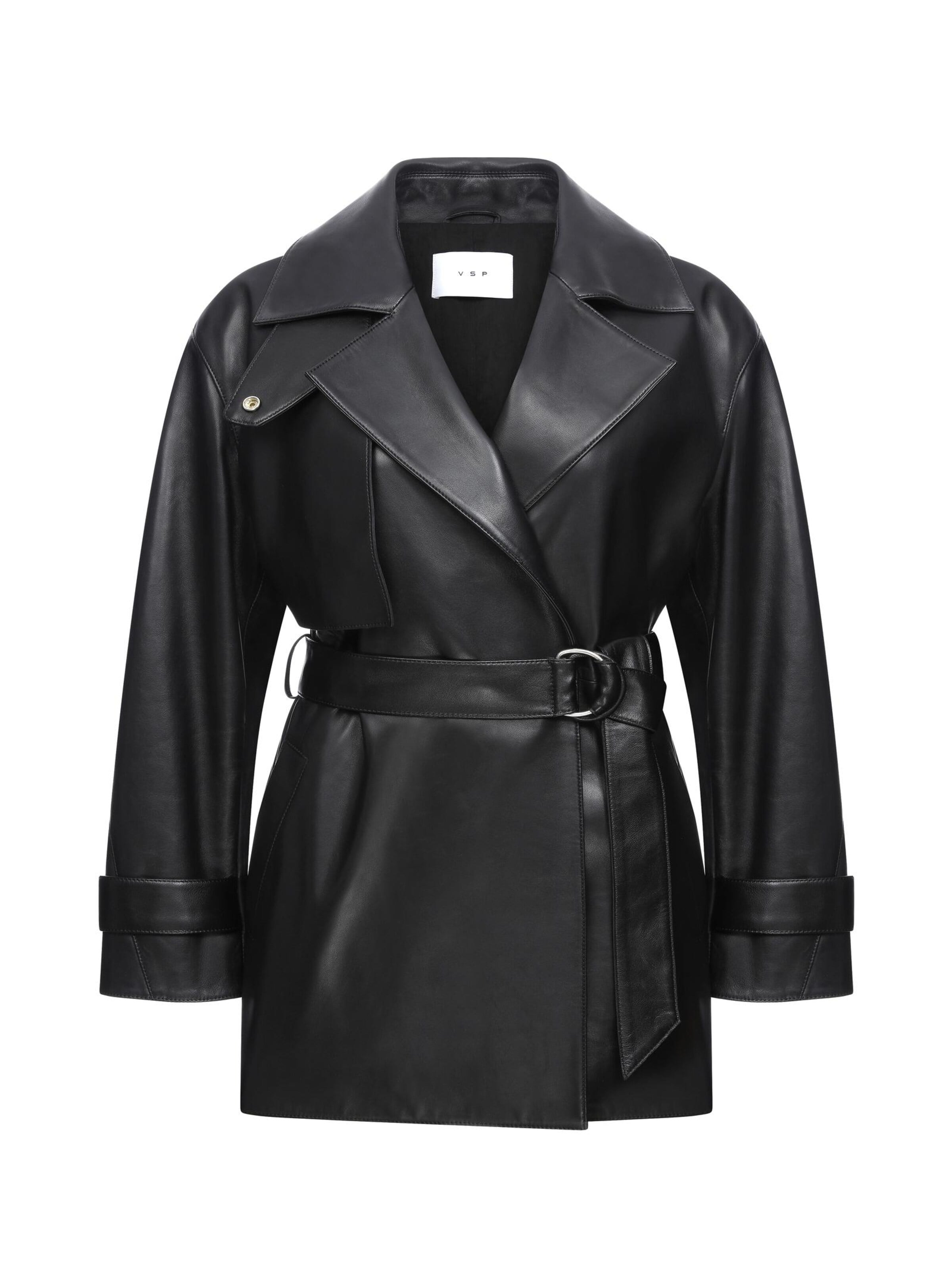 V S P Wintermantel 'Riley'‌‌‌ in XS in schwarz, Produktansicht