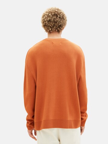 TOM TAILOR DENIM Pullover in Orange