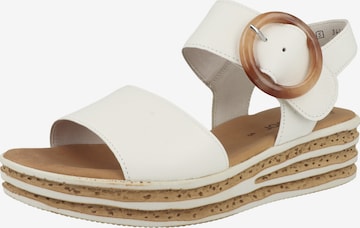 Sandales GABOR en beige : devant