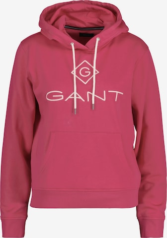 Sweat-shirt 'D1. Lock Up' GANT en rose : devant