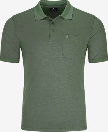 Ragman Shirt 'Basic' in Groen: voorkant