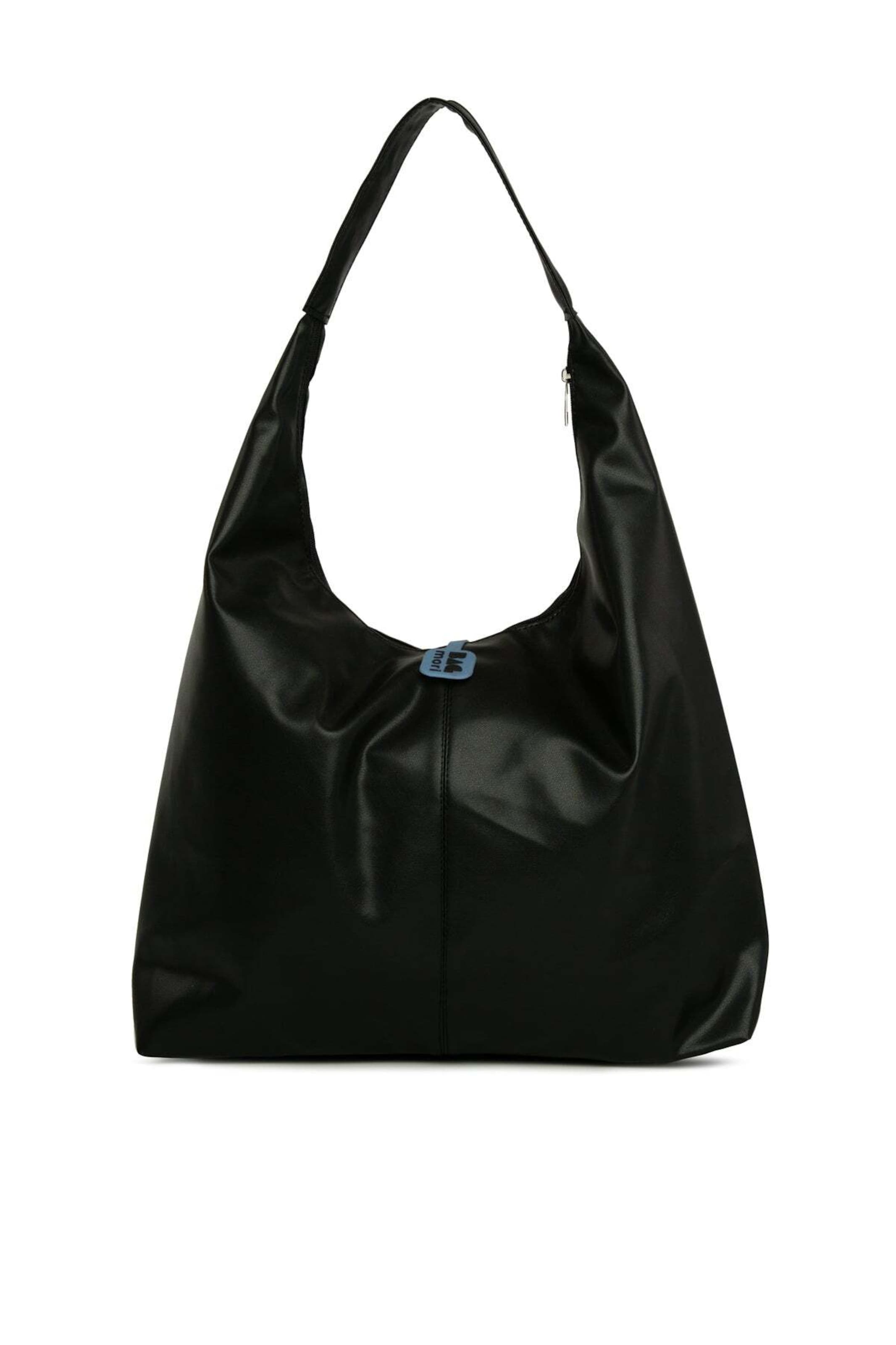 Bagmori Schultertasche in Schwarz: Vorderseite
