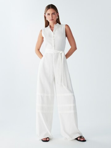 Willa Jumpsuit 'Justice' in Wit: voorkant