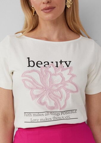 s.Oliver T-Shirt in Beige