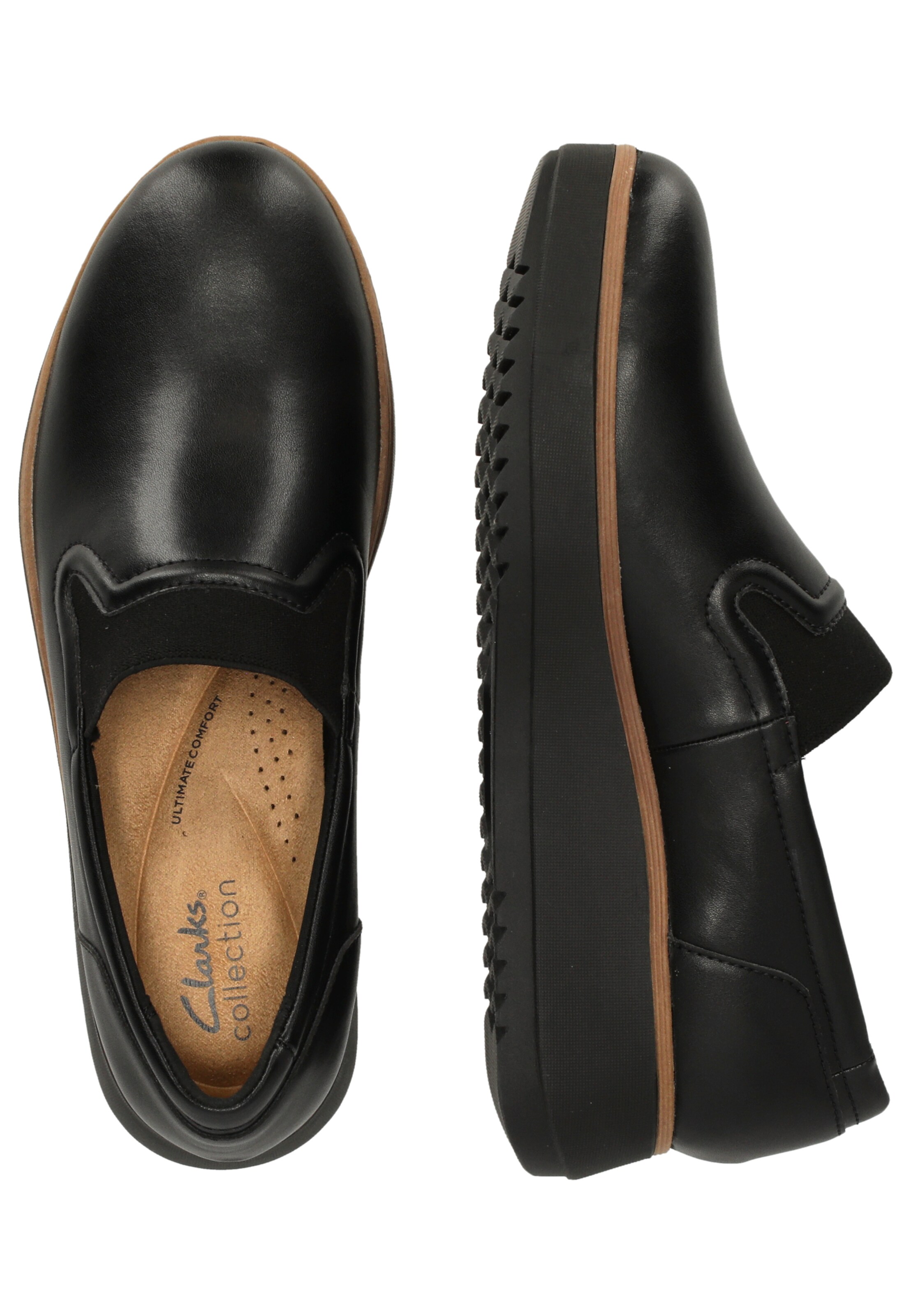 CLARKS Slip-ons 'Zylah Sky' in Black