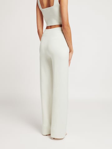 Regular Pantalon 'Lotta' Lezu en blanc : derrière