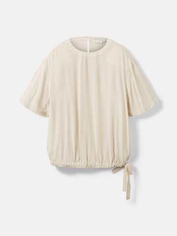 TOM TAILOR - Blusa en beige: frente