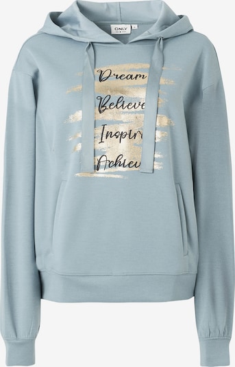 ONLY Sweater majica 'ONLALINA' u akvamarin / zlatna / crna, Pregled proizvoda