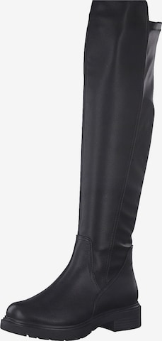 MARCO TOZZI Over the Knee Boots in Black: front