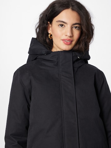 Manteau mi-saison minimum en noir