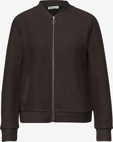 STREET ONE Strickjacke in Braun: Vorderseite