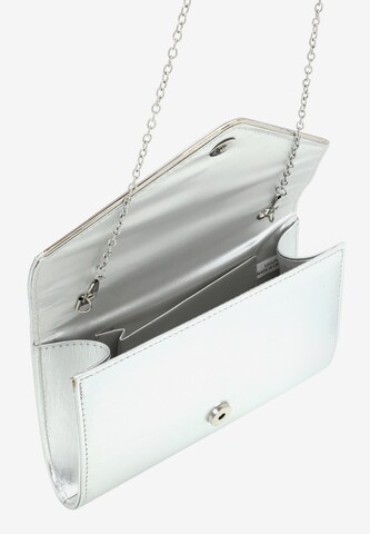 faina Clutch in Silber