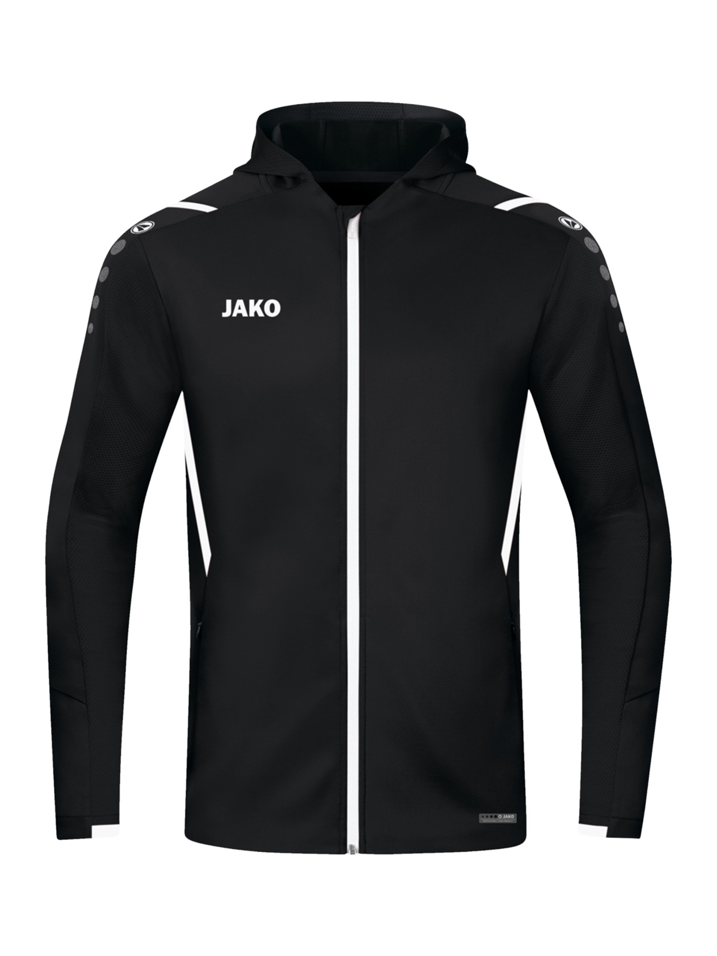 JAKO Sportjacke 'Challenge' in Schwarz: Vorderseite