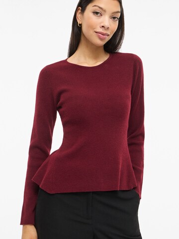 VILA Sweater 'VIMable' in Red
