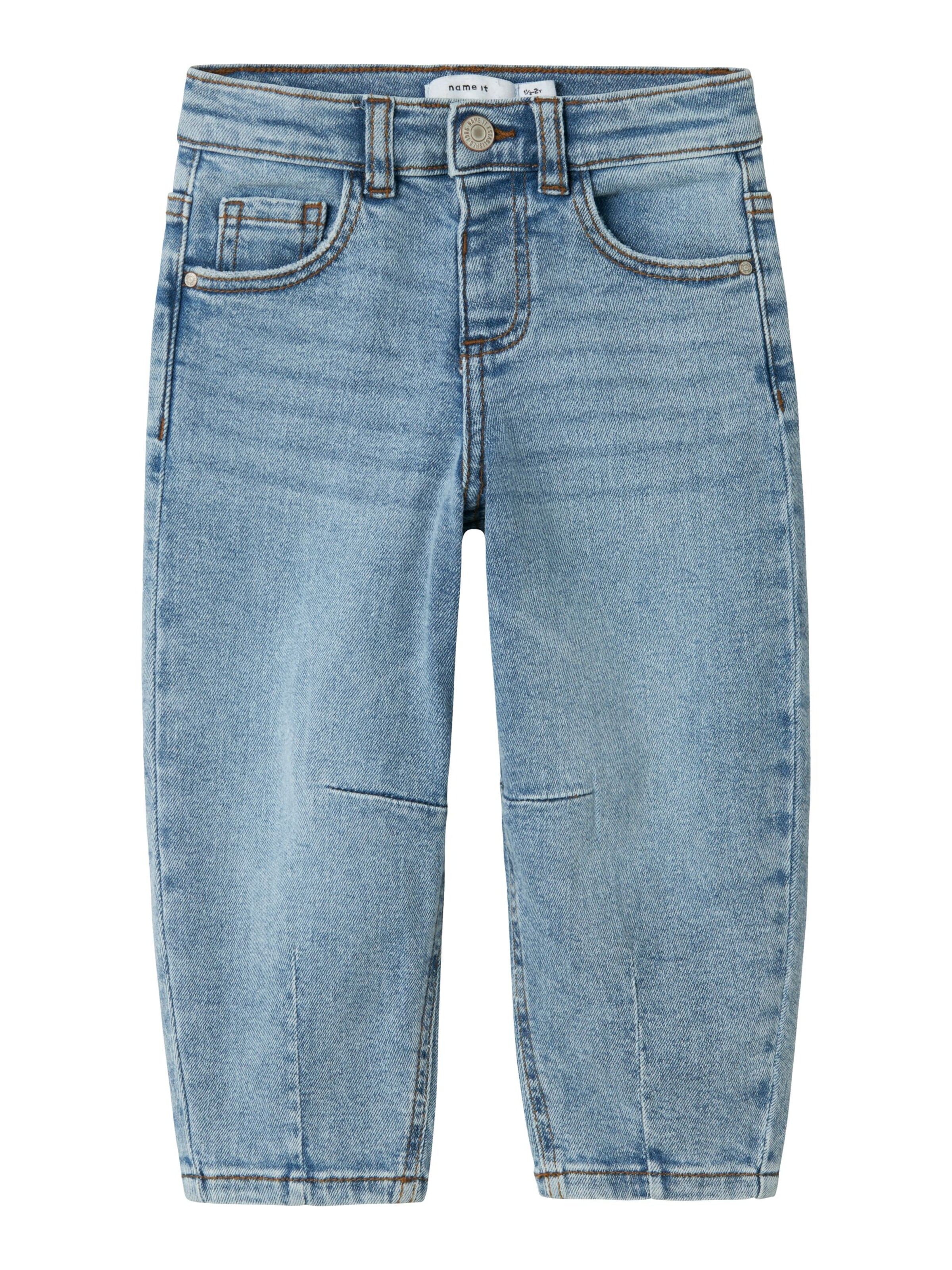 NAME IT Barrel Jeans 'Jeans NMFBELLA BALLOON JEANS 2441-SM' in Blue: front