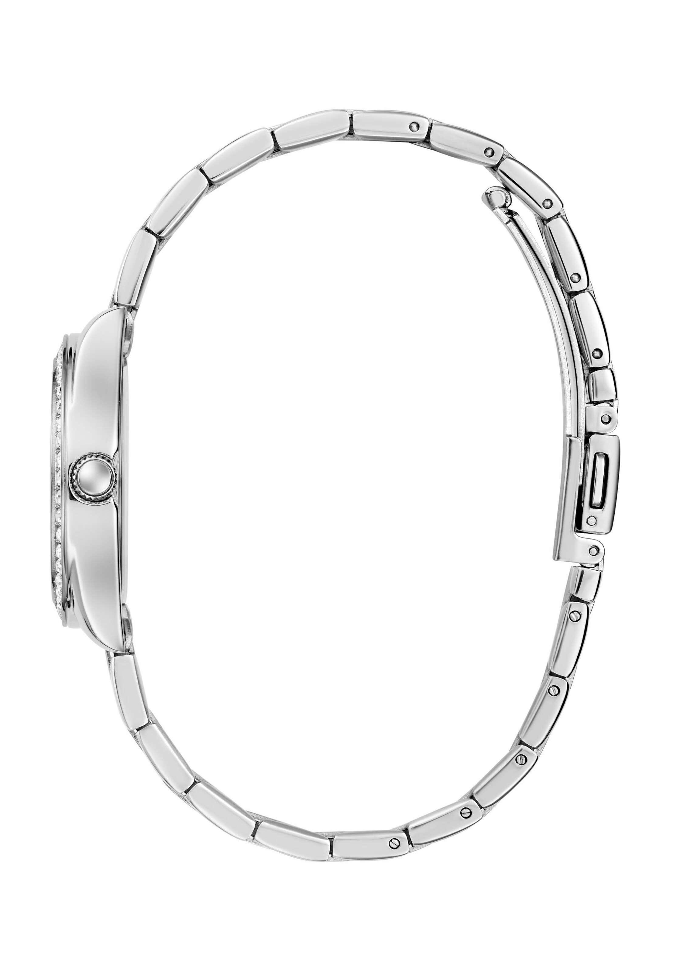 GUESS Analoog horloge 'MINI LUNA' in Zilver
