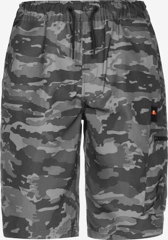 ELLESSE Loosefit Broek 'Lavaredo Camo' in Grijs: voorkant