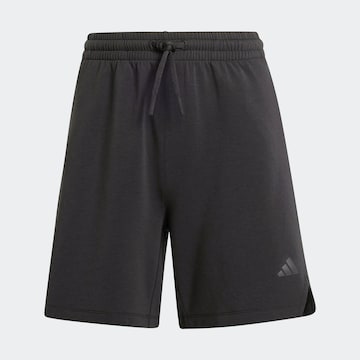 ADIDAS PERFORMANCE Regularen Športne hlače 'D4T' | črna barva: sprednja stran