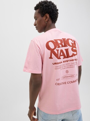 JACK & JONES T-Shirt (GRS) in Pink: Vorderseite