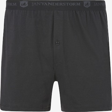 Jan Vanderstorm Boxer shorts ' Eliel ' in Black: front