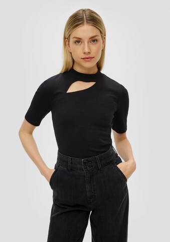 s.Oliver Shirt in Black: front