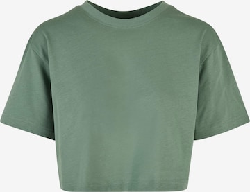 T-shirt Urban Classics en vert : devant