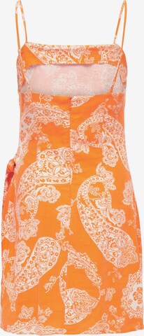 ONLY Letné šaty 'CARO' - oranžová