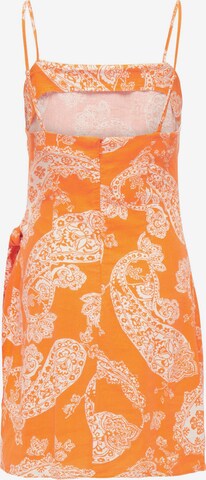 ONLY Kleid 'CARO' in Orange