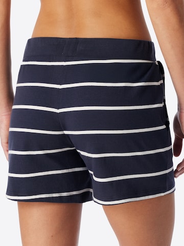 Pantalon de pyjama ' Mix Relax ' SCHIESSER en bleu