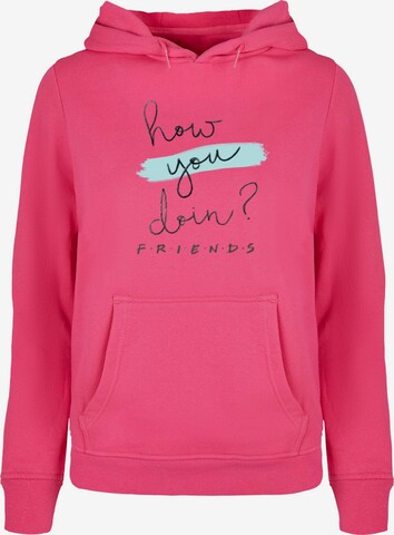 ABSOLUTE CULT Sweatshirt 'Friends - How You Doin' in Pink: front