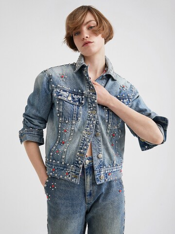 Desigual - Chaqueta de entretiempo 'Jason' en azul: frente