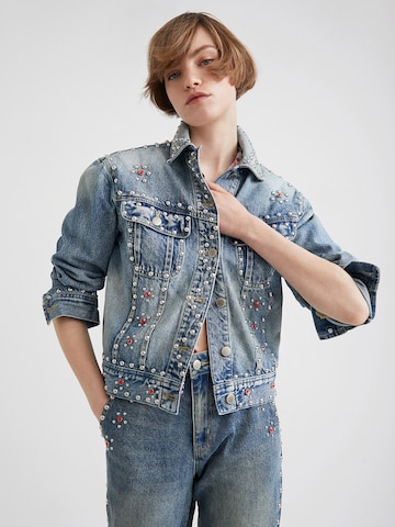 Desigual Between-season jacket 'Jason' in Blue: front