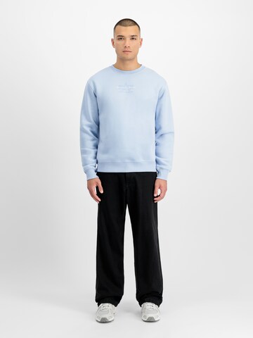 ALPHA INDUSTRIESSweater majica - plava boja