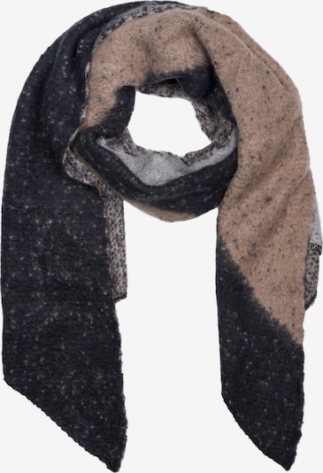 styleBREAKER Oversizeschal 'Asymmetrischer Web Schal 3-Farbig' in One Size in schwarz, Produktansicht