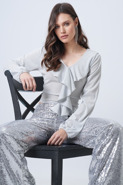 Trend Alaçatı Stili Blouse in S in Light grey, Item view