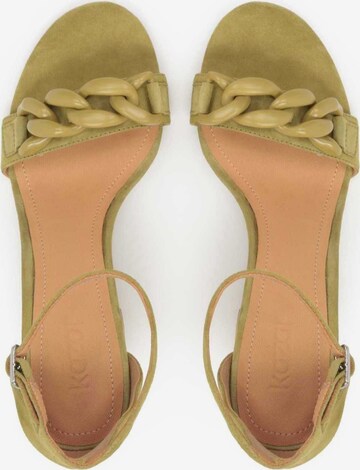 Kazar Strap Sandals in Green