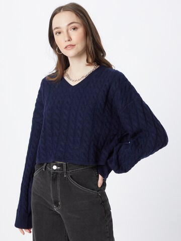 LEVI'S ® Trui 'Rae Cropped Sweater' in Blauw: voorkant