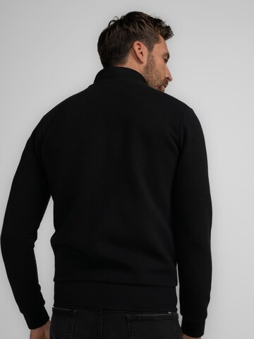 Petrol Industries Zip-Up Hoodie 'Tanana' in Black