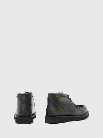 AllSaints - Botas com atacadores em castanho