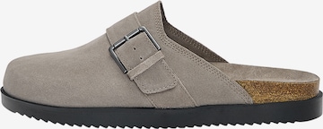 Pull&Bear Träskor i grå: framsida