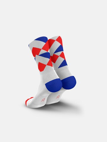 INCYLENCE Athletic Socks 'PEAKS' in Red