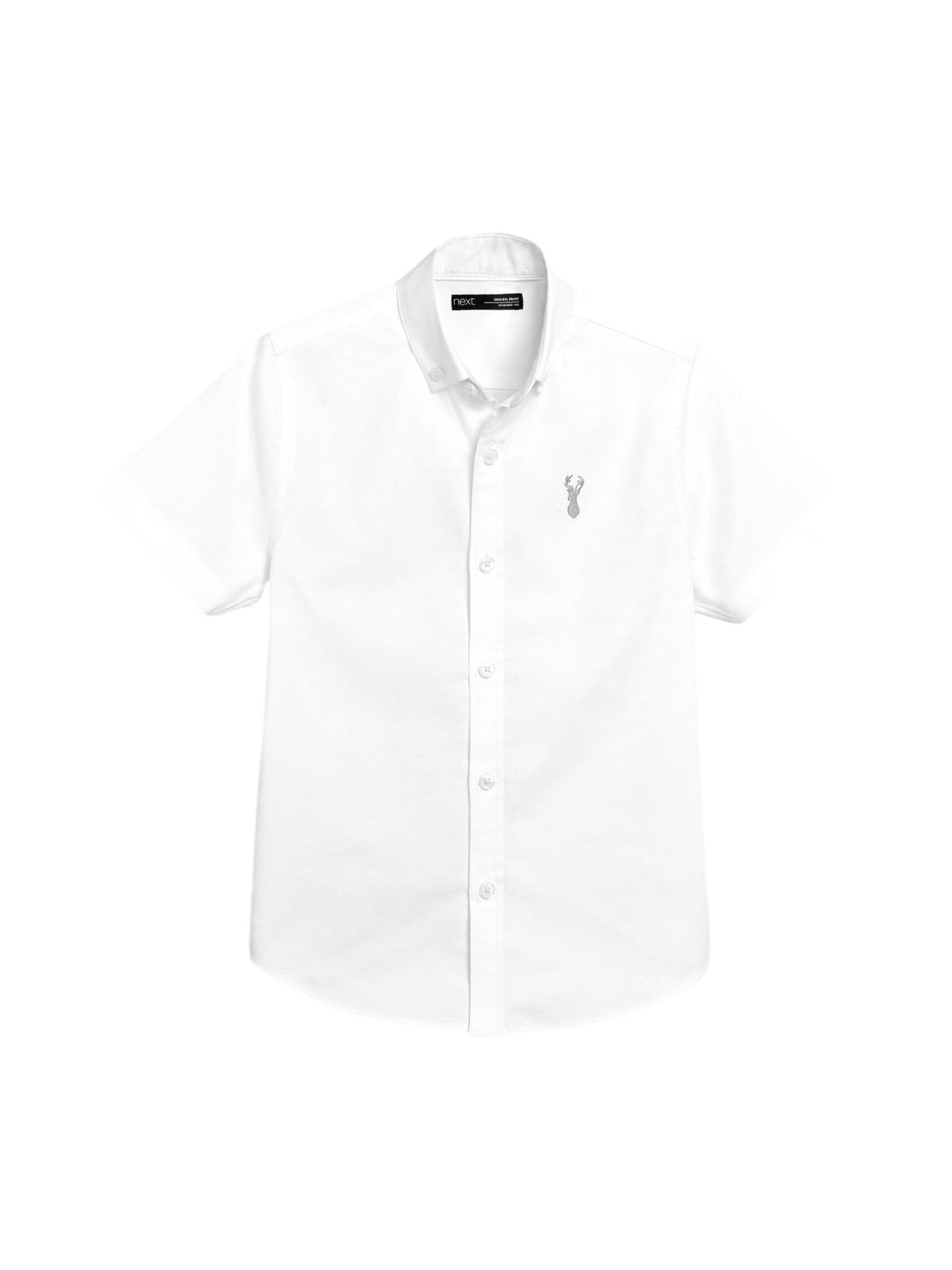 Next Button up shirt in White: front