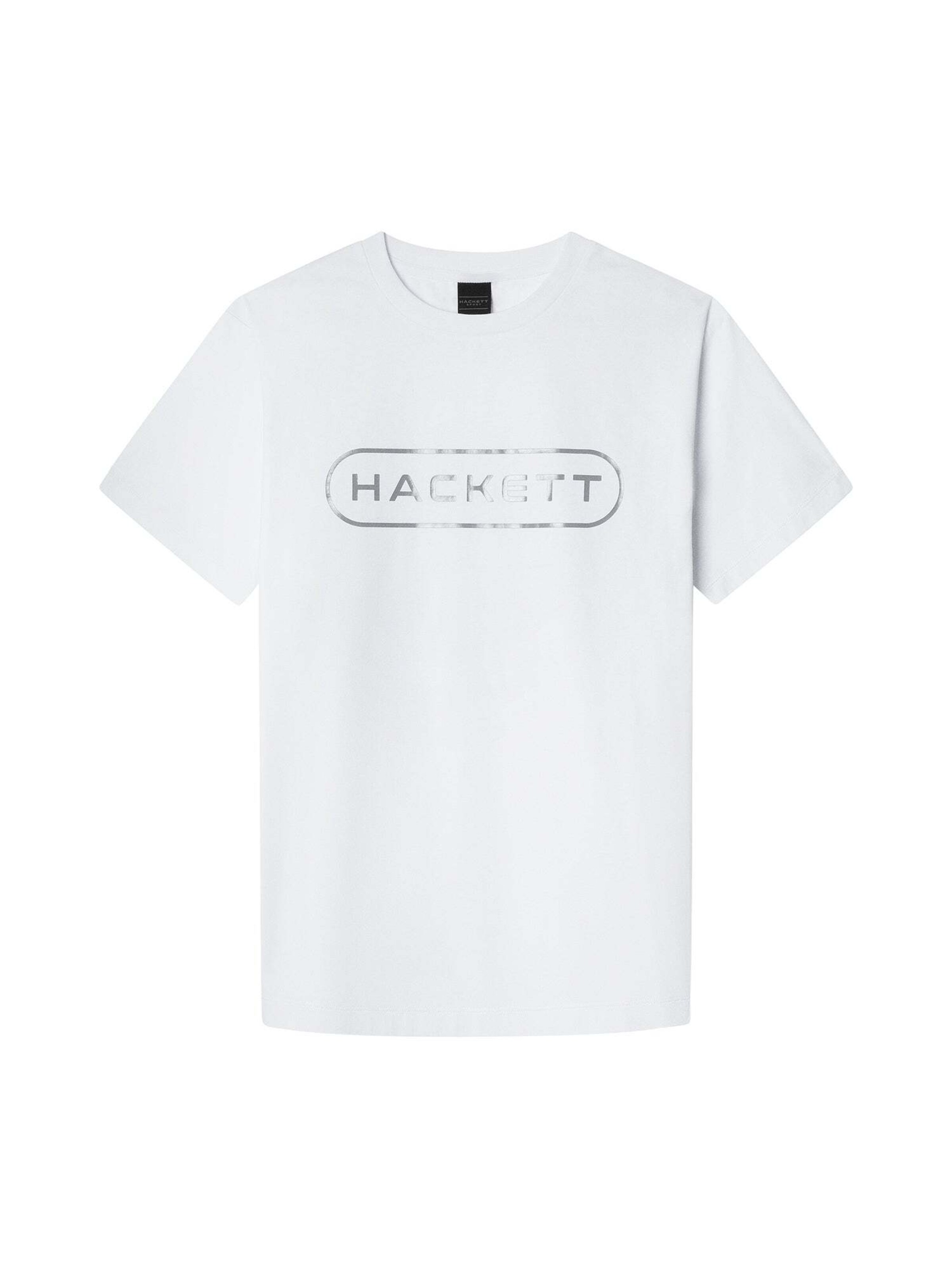 T-Shirt 'Essential' Hackett London en blanc : devant