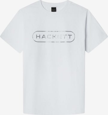 Maglietta 'Essential' di Hackett London in bianco: frontale