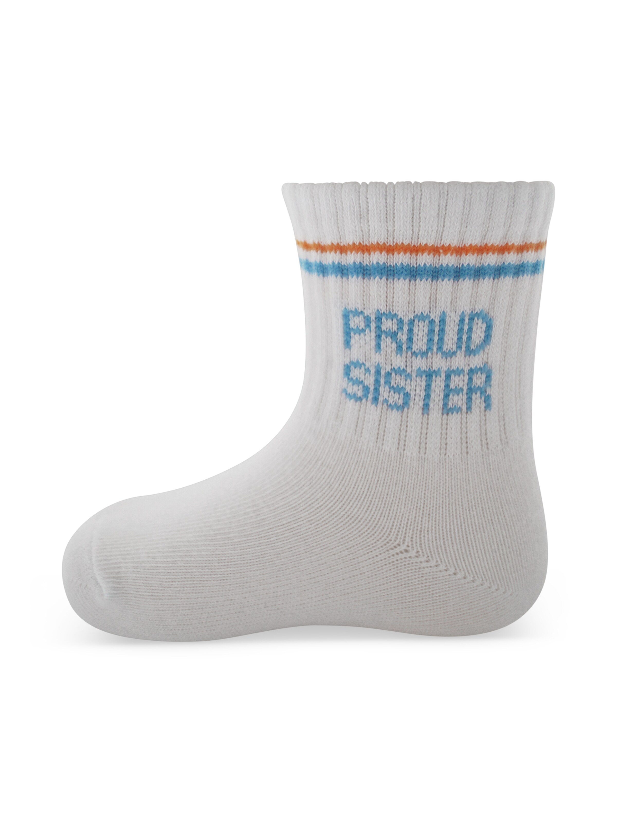 Pippa & Piet Socks 'Proud Sister' in Orange