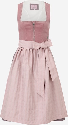 MARJO Dirndl 'Marilena' – pink: přední strana