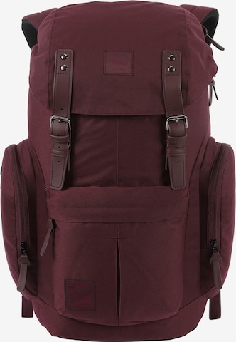 NitroBags Rucksack in Rot: Vorderseite