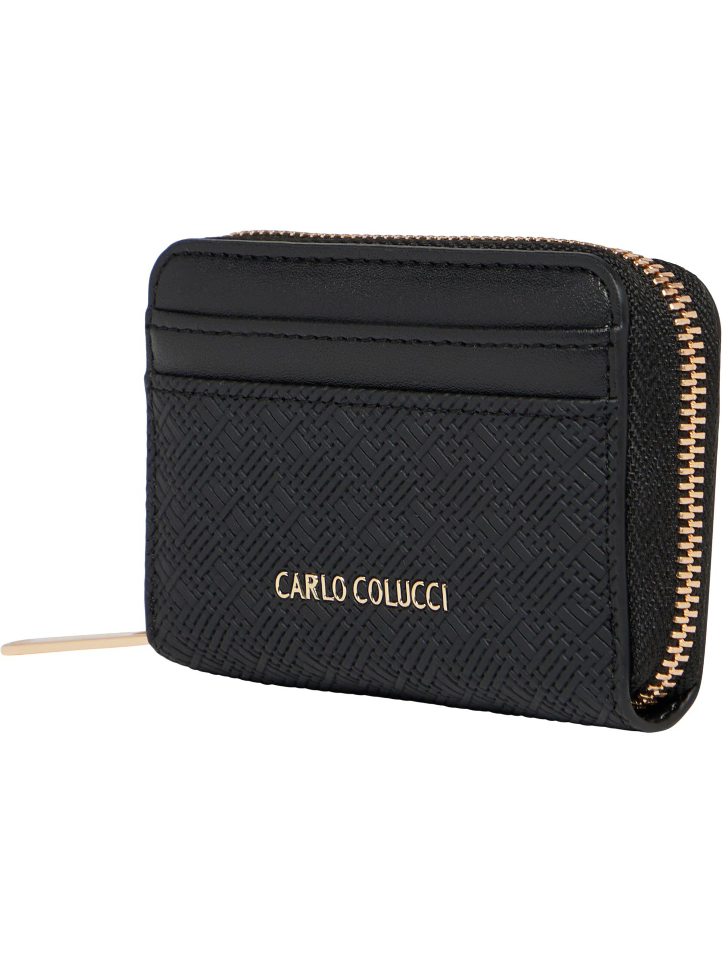 Carlo Colucci Portemonnee 'Dezini' in Zwart