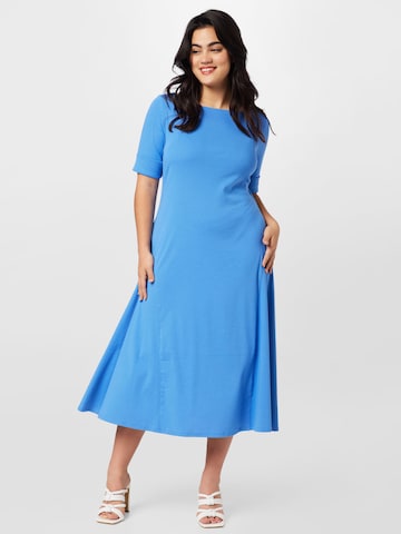 Lauren Ralph Lauren Plus Dress 'MUNZIE' in Blue: front