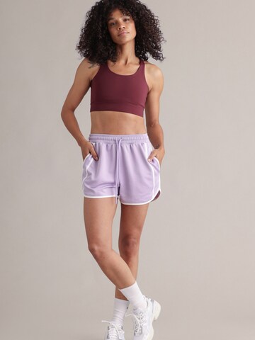 Hey Honey Loosefit Sportbroek 'Phoenix' in Lila
